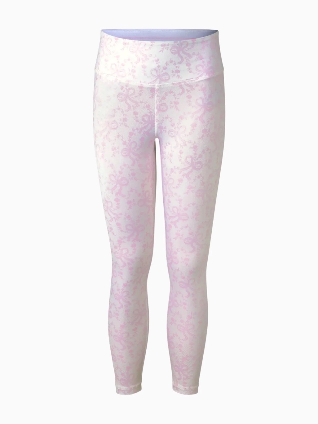 Loveshackfancy Light Pink Lace-Print Kids Leggings Sz Xxl